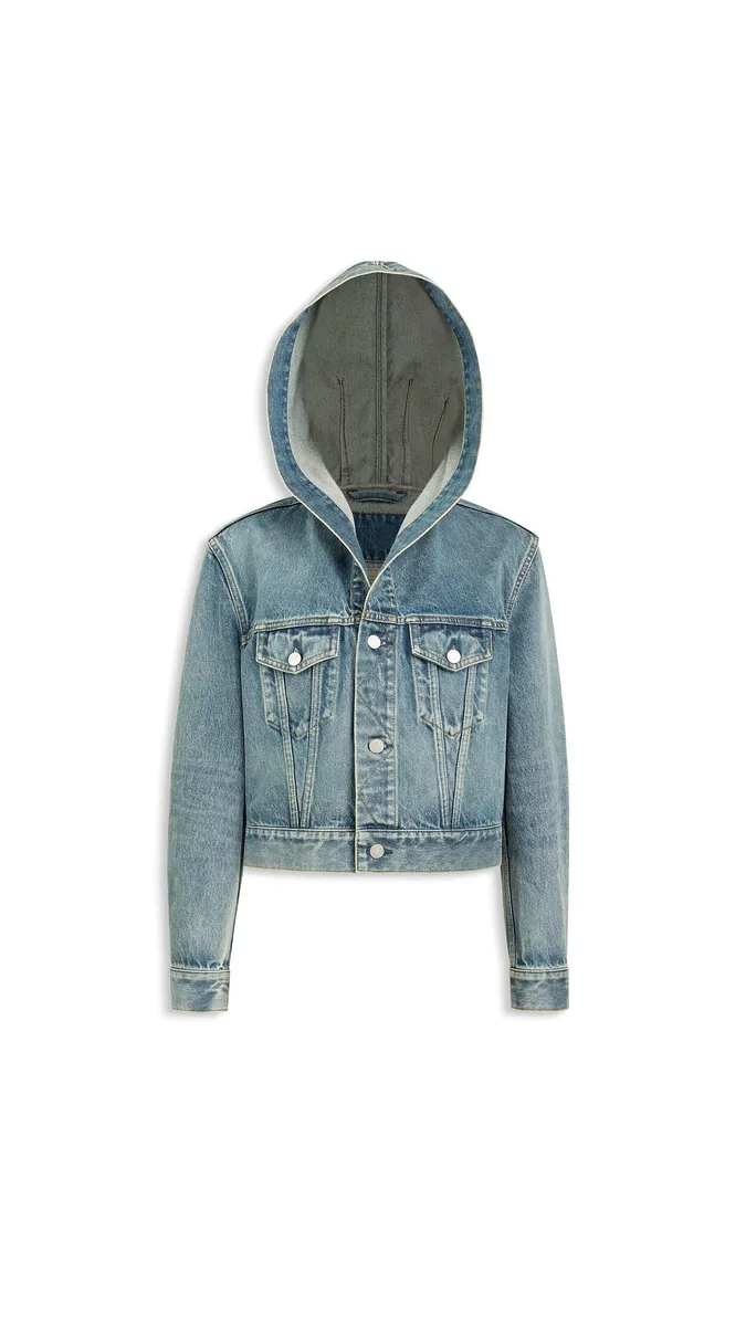 Alaïa Hooded Denim Jacket | Thumbnail 3 Alaïa Hooded Denim Jacket | Thumbnail 3