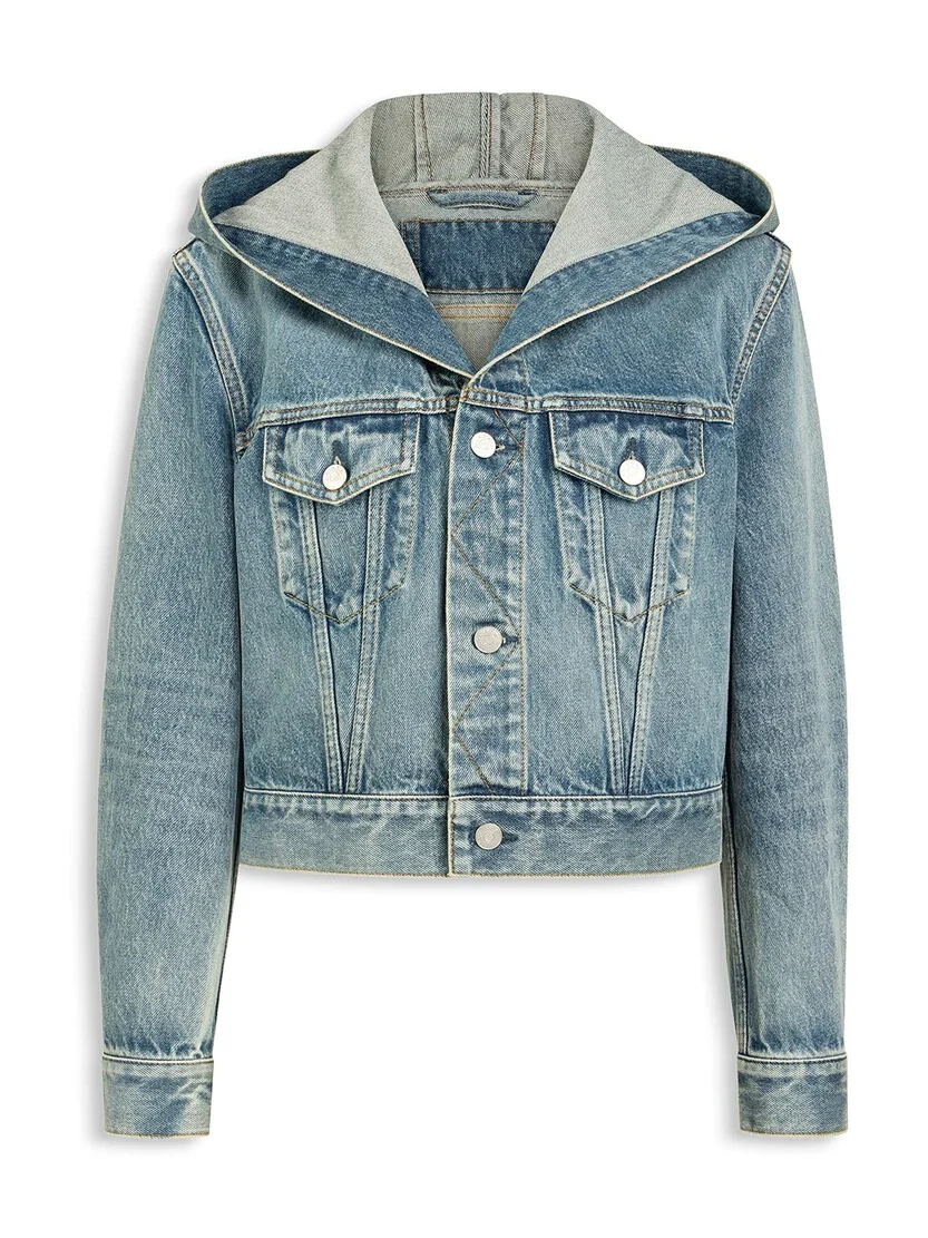 Hooded Denim Jacket