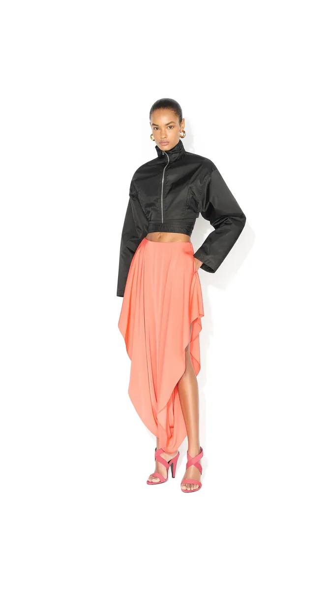 Alaïa Taffeta Belted Bomber | Thumbnail 2 Alaïa Taffeta Belted Bomber | Thumbnail 2