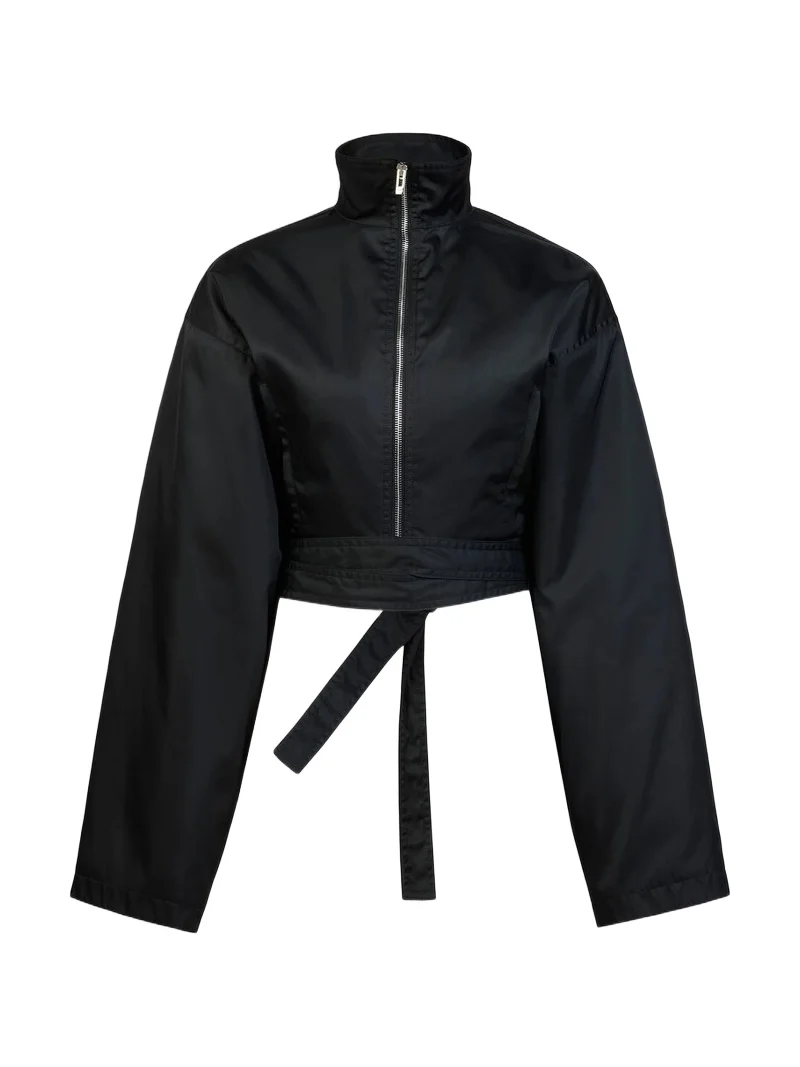 Alaïa Taffeta Belted Bomber