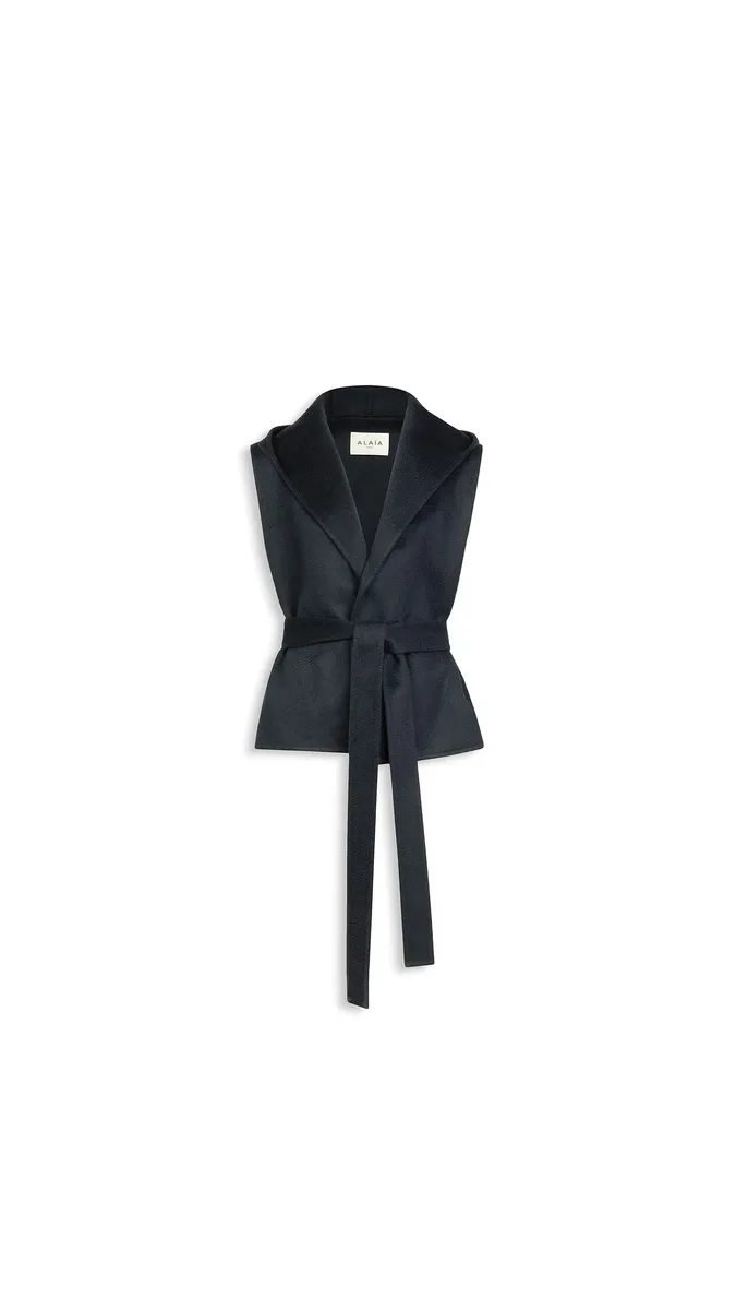 Alaïa Double Face Cashmere Hooded Jacket | Thumbnail 2 Alaïa Double Face Cashmere Hooded Jacket | Thumbnail 2
