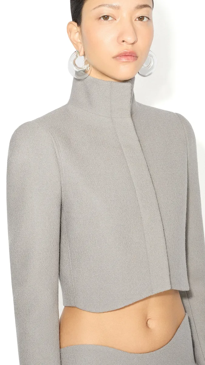Alaïa Wool Crepe Tailored Jacket | Thumbnail 4 Alaïa Wool Crepe Tailored Jacket | Thumbnail 4
