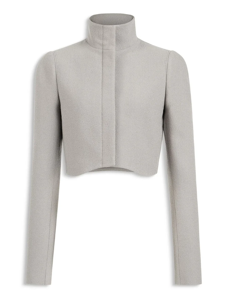 Alaïa Wool Crepe Tailored Jacket