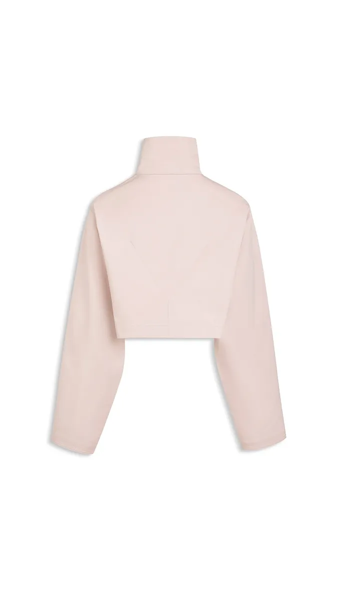 Alaïa Silk Cotton Cropped Jacket | Thumbnail 5