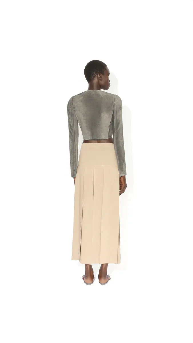 Alaïa Suede Goatskin Tailored Jacket | Thumbnail 3 Alaïa Suede Goatskin Tailored Jacket | Thumbnail 3