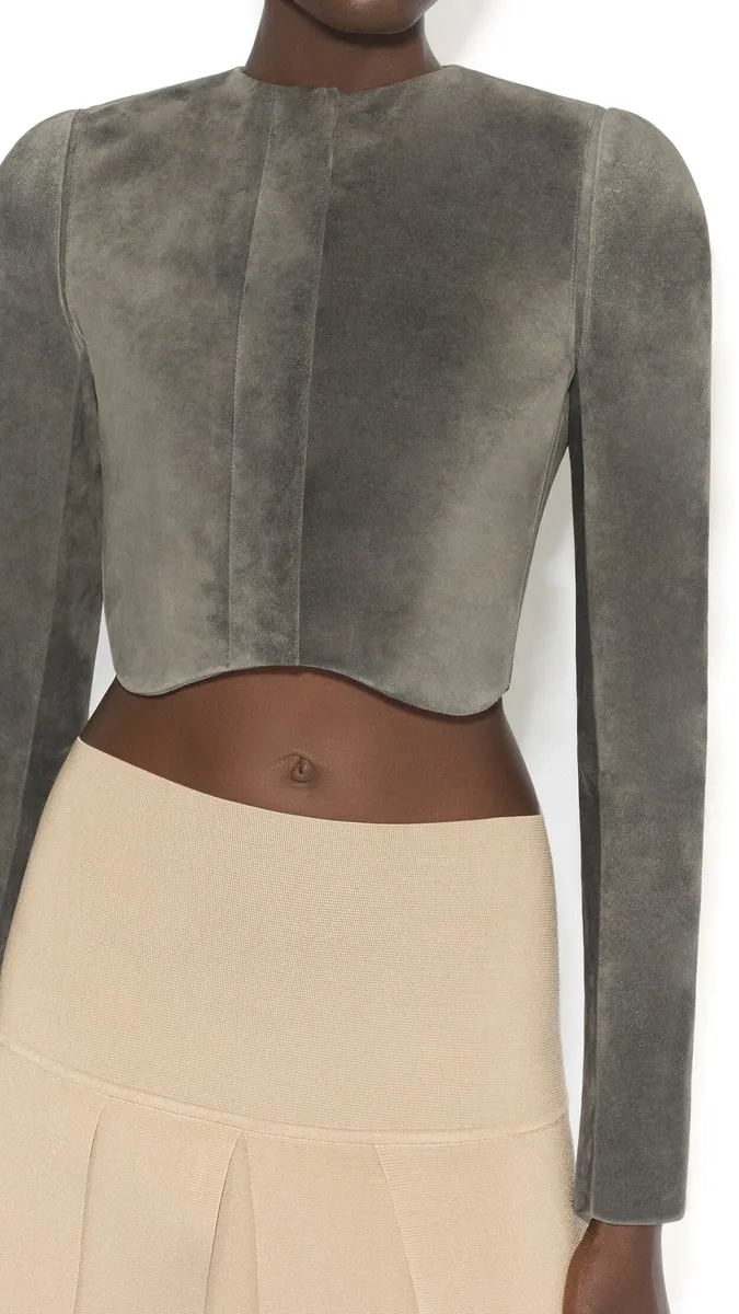 Alaïa Suede Goatskin Tailored Jacket | Thumbnail 4 Alaïa Suede Goatskin Tailored Jacket | Thumbnail 4