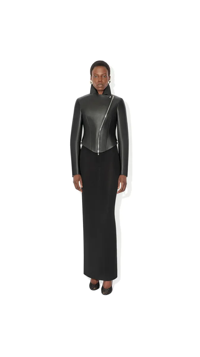 Alaïa Lambskin Biker Jacket | Thumbnail 2 Alaïa Lambskin Biker Jacket | Thumbnail 2