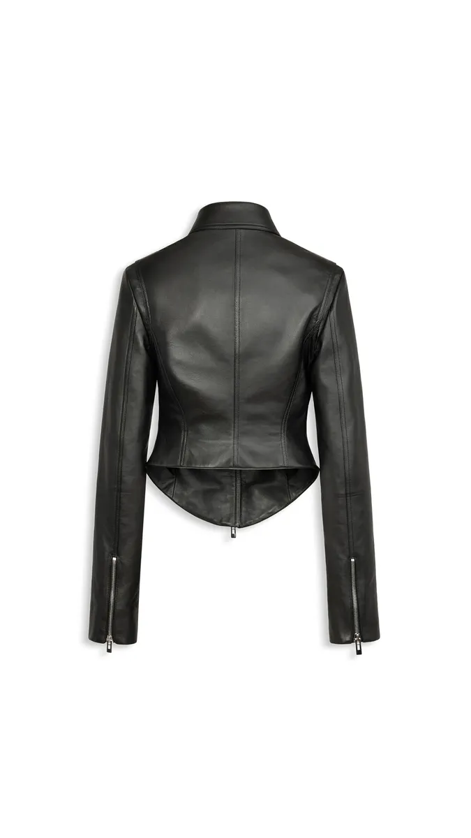 Alaïa Lambskin Biker Jacket | Thumbnail 5 Alaïa Lambskin Biker Jacket | Thumbnail 5