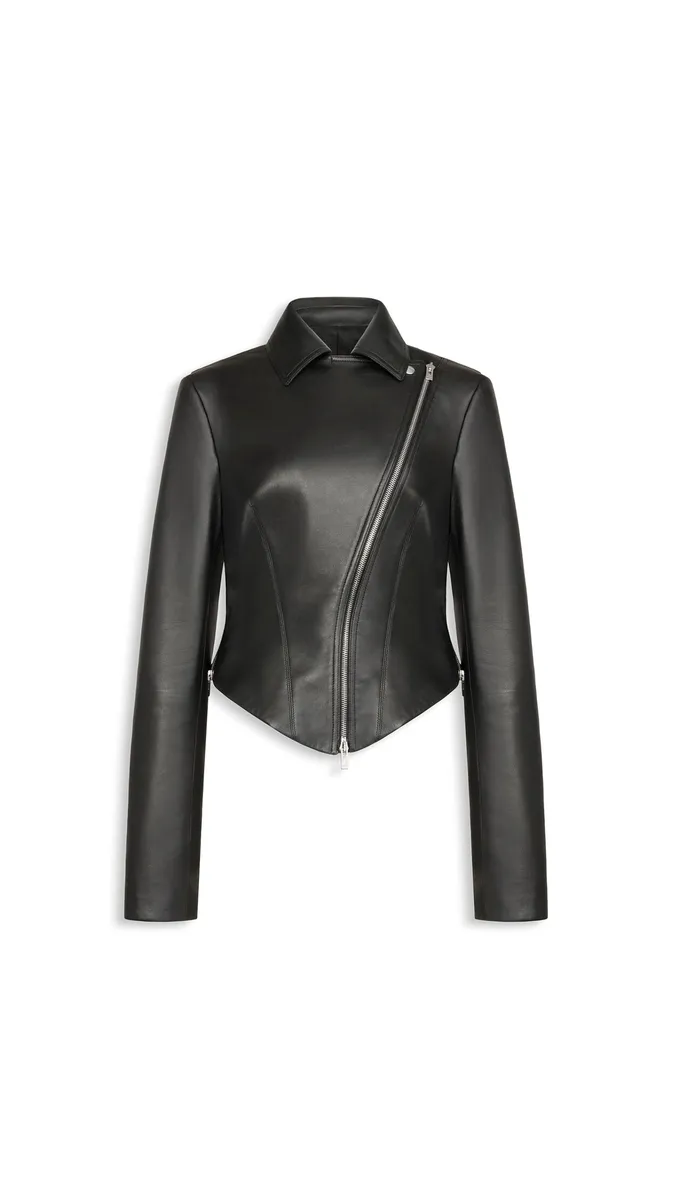 Alaïa Lambskin Biker Jacket | Thumbnail 6 Alaïa Lambskin Biker Jacket | Thumbnail 6