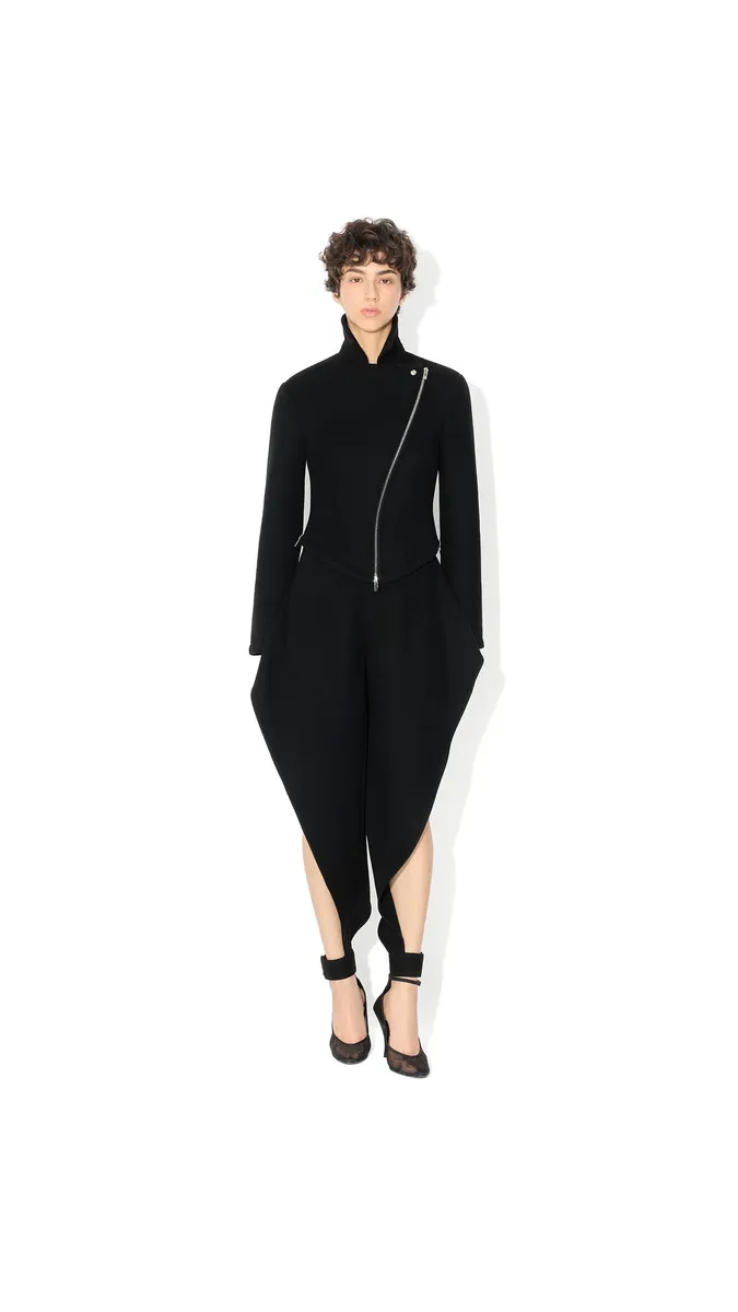 Alaïa Double Face Wool Biker Jacket | Thumbnail 2 Alaïa Double Face Wool Biker Jacket | Thumbnail 2