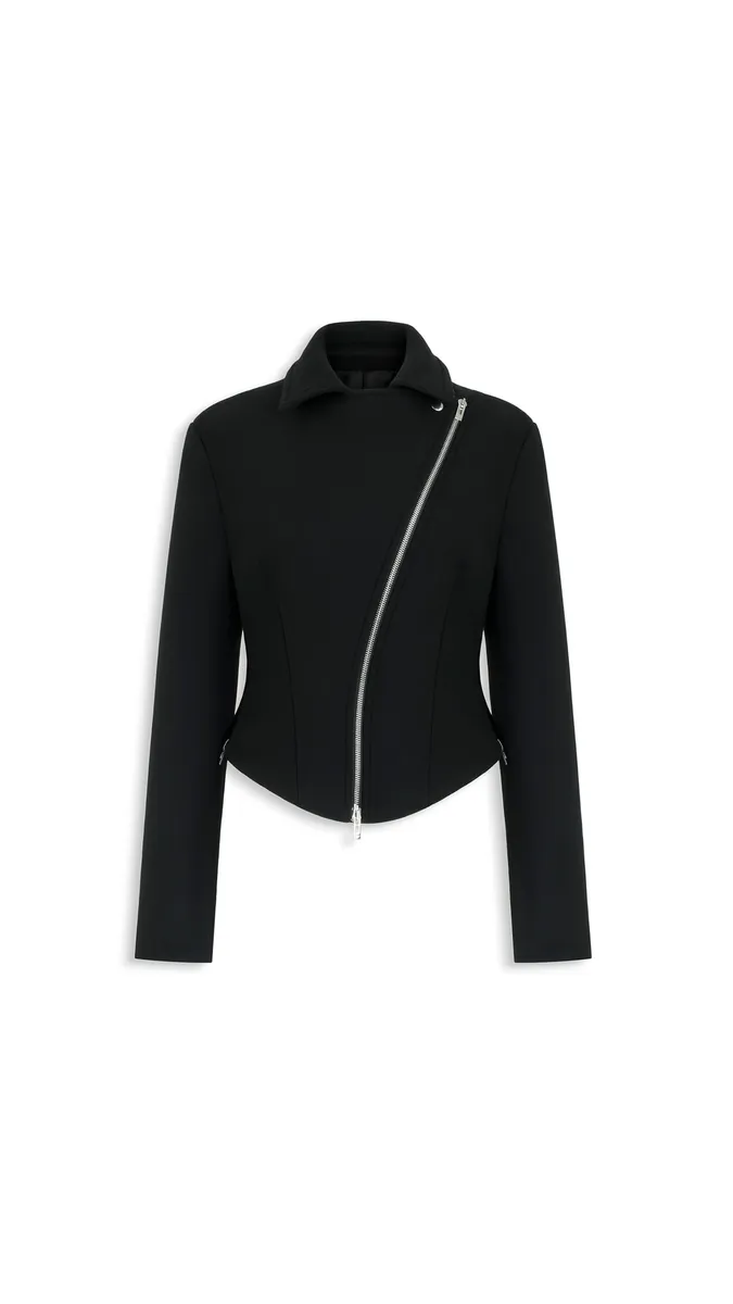 Alaïa Double Face Wool Biker Jacket | Thumbnail 5 Alaïa Double Face Wool Biker Jacket | Thumbnail 5