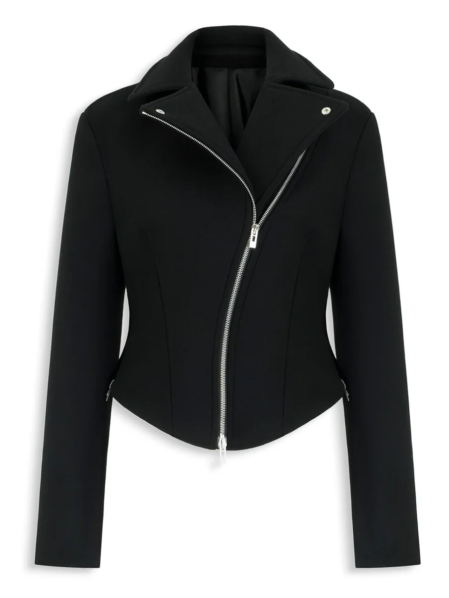 Alaïa Double Face Wool Biker Jacket