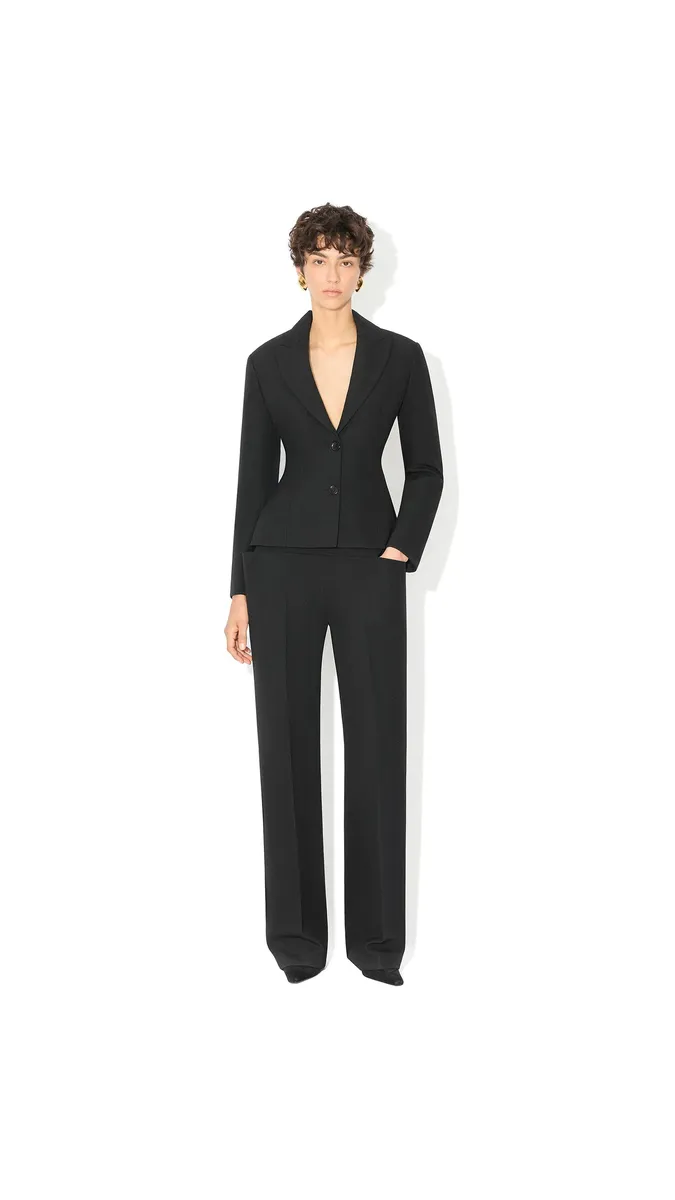 Alaïa Light Wool Single-breasted Jacket | Thumbnail 2 Alaïa Light Wool Single-breasted Jacket | Thumbnail 2