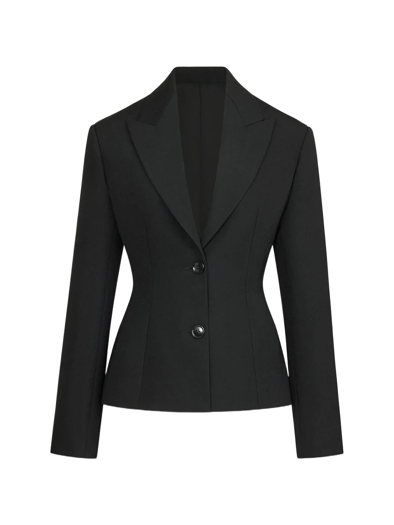 Light Wool Single-breasted Jacket