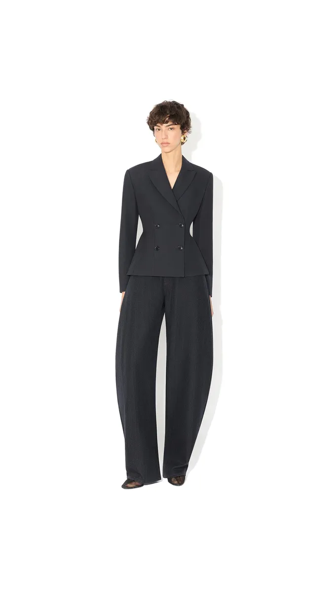 Alaïa Light Wool Double-breasted Jacket | Thumbnail 2 Alaïa Light Wool Double-breasted Jacket | Thumbnail 2