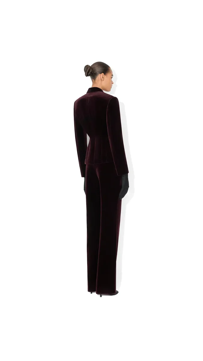 Alaïa Cotton Velvet Double-breasted Jacket | Thumbnail 3