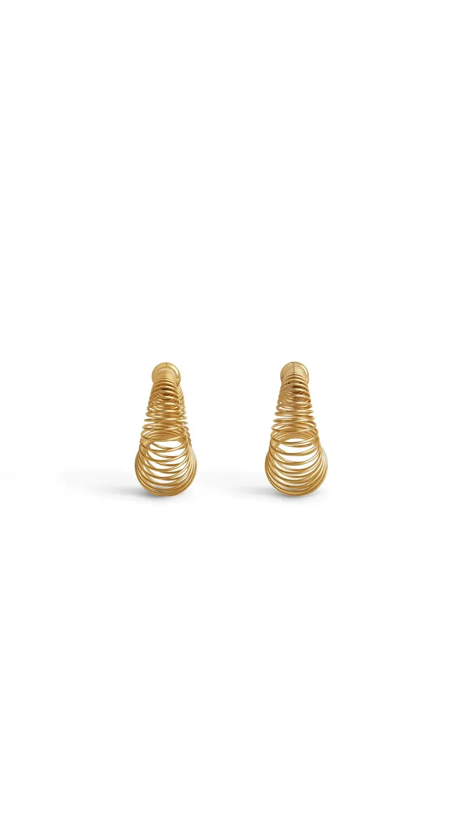 Alaïa Small Spiral Hoops | Thumbnail 3 Alaïa Small Spiral Hoops | Thumbnail 3