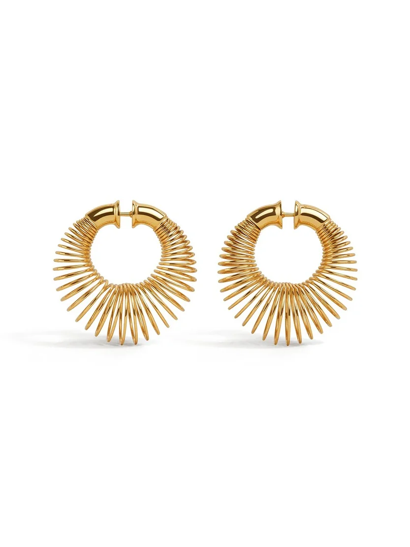 Alaïa Small Spiral Hoops