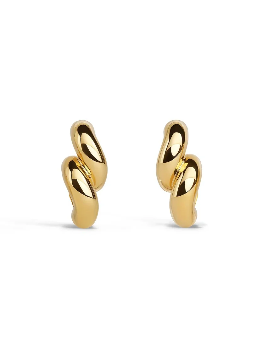 Alaïa Torsion Clip Earrings