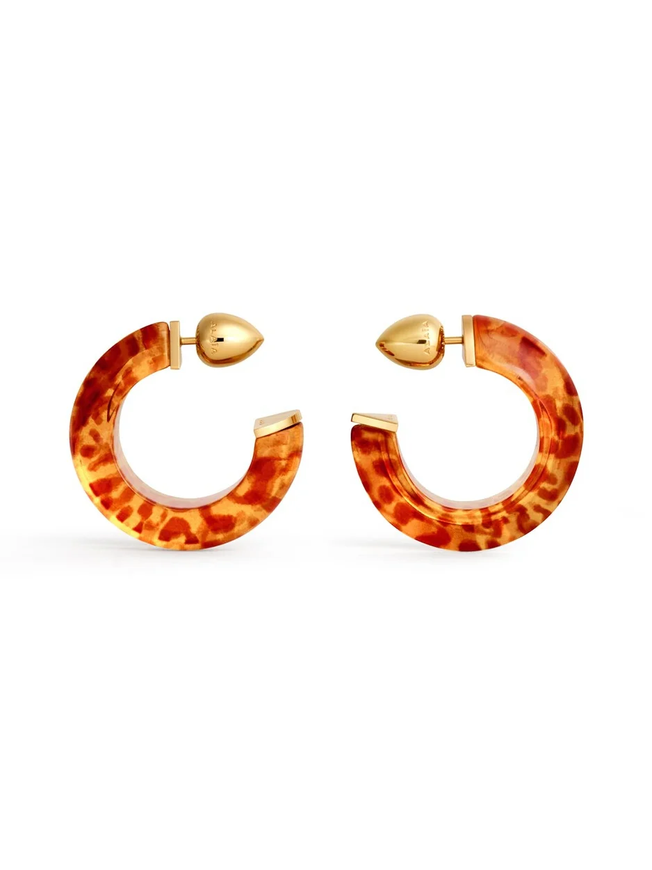 Alaïa Edge Hoops Earrings