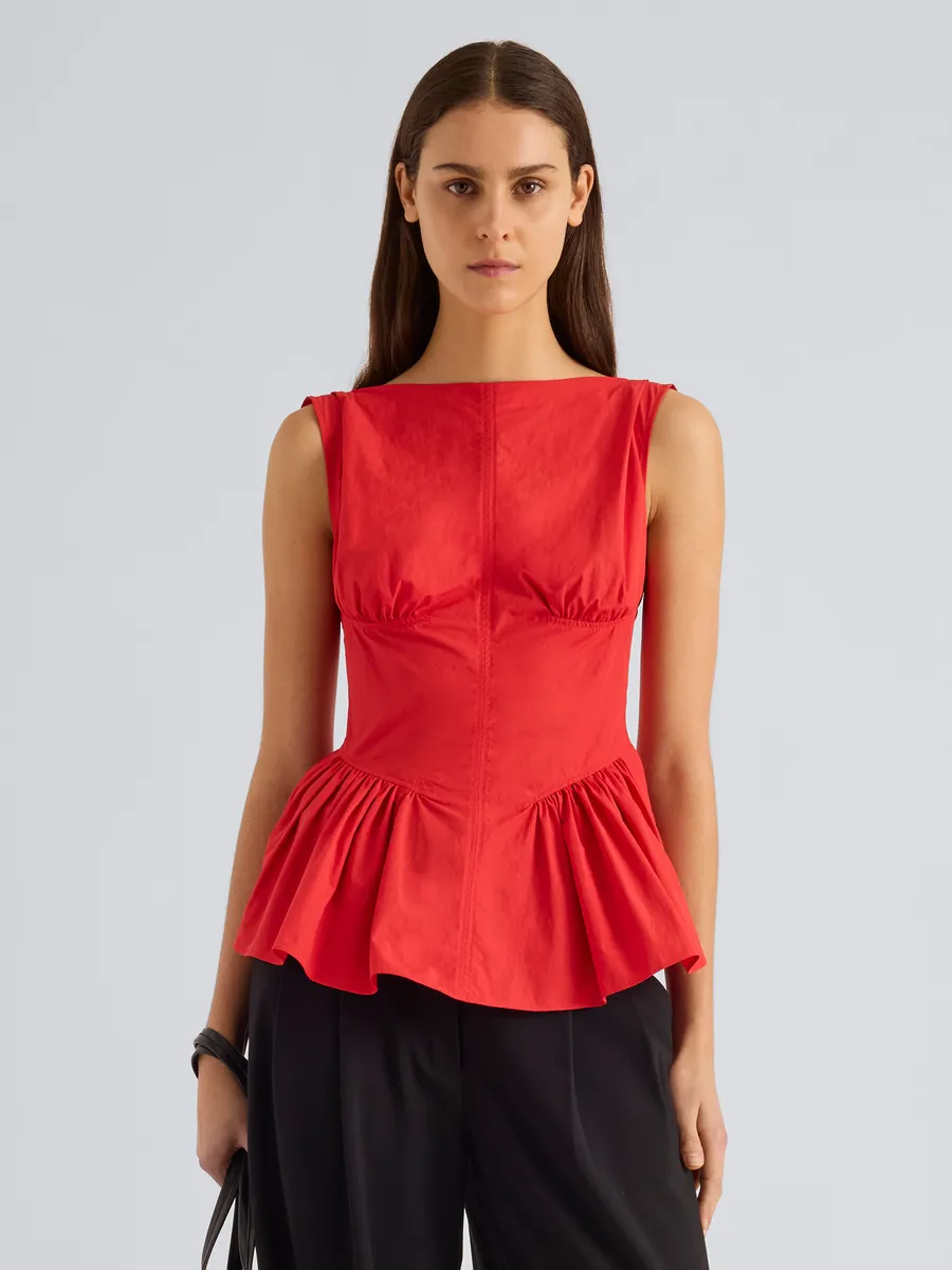 Proenza Schouler Hazel Sleeveless Peplum Top | Thumbnail 3