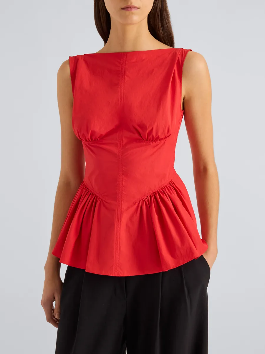 Proenza Schouler Hazel Sleeveless Peplum Top | Thumbnail 5