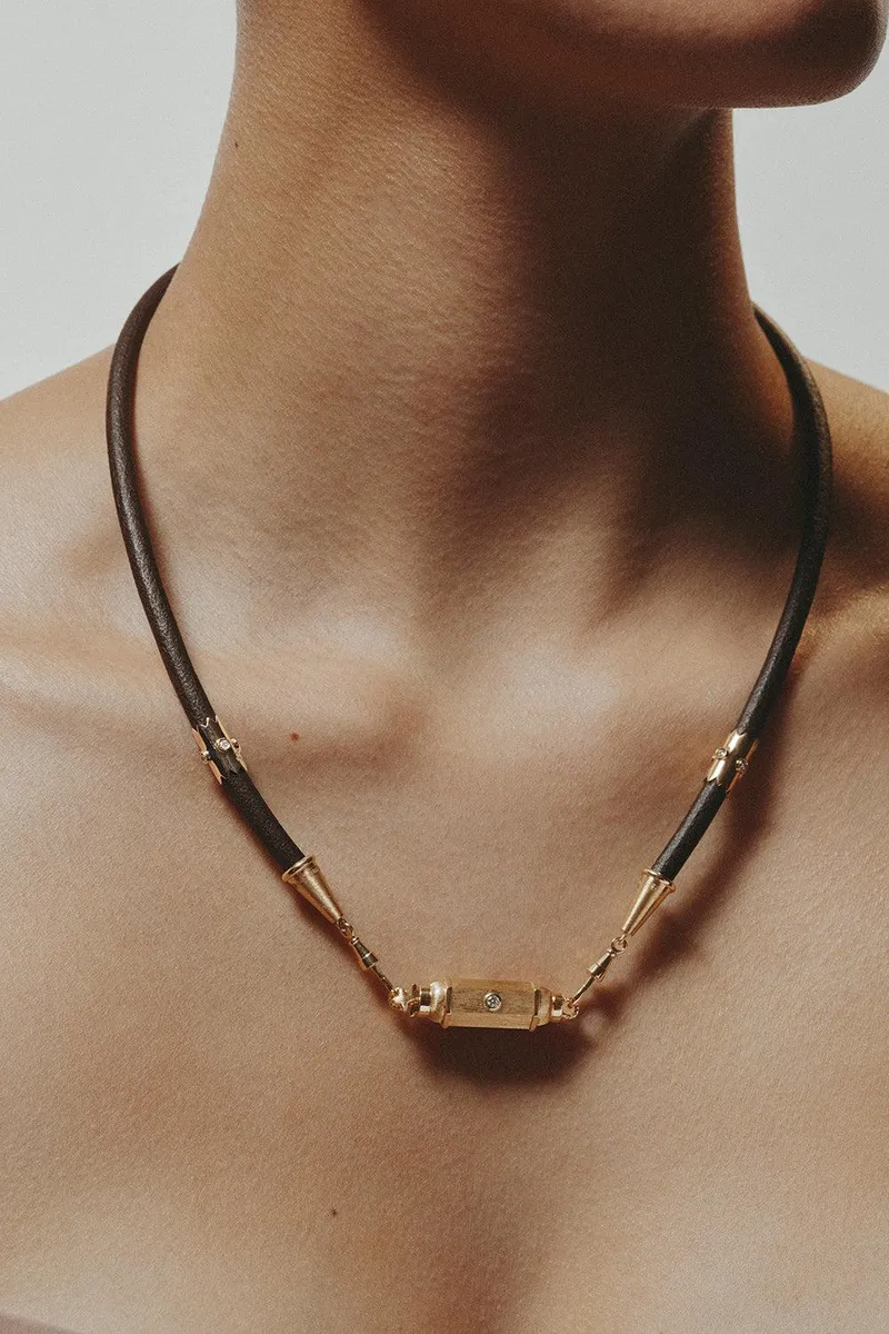Marie Lichtenberg Two Bead Lasso Link Necklace | Thumbnail 2