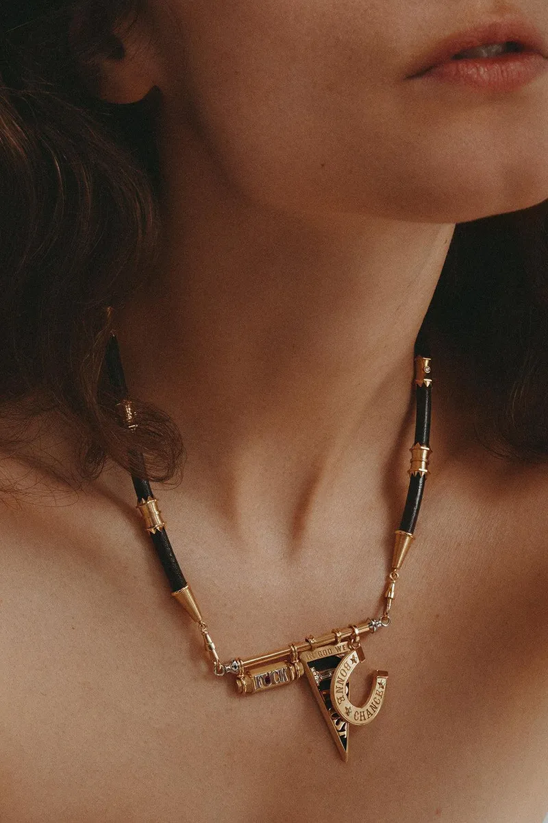 Marie Lichtenberg Two Bead Lasso Link Necklace | Thumbnail 3