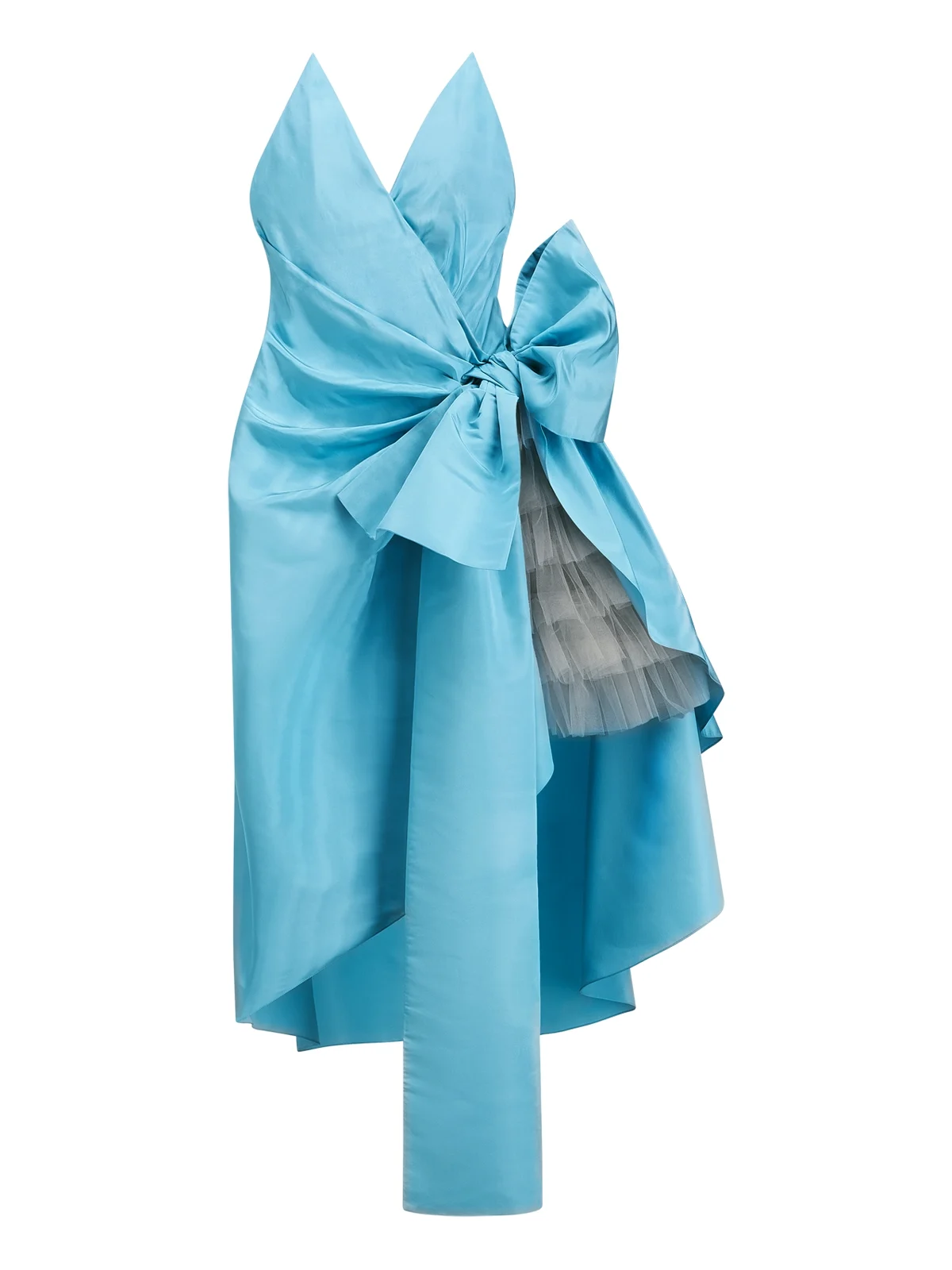 Dior Mid-Length Draped Asymmetrical Bustier Dress