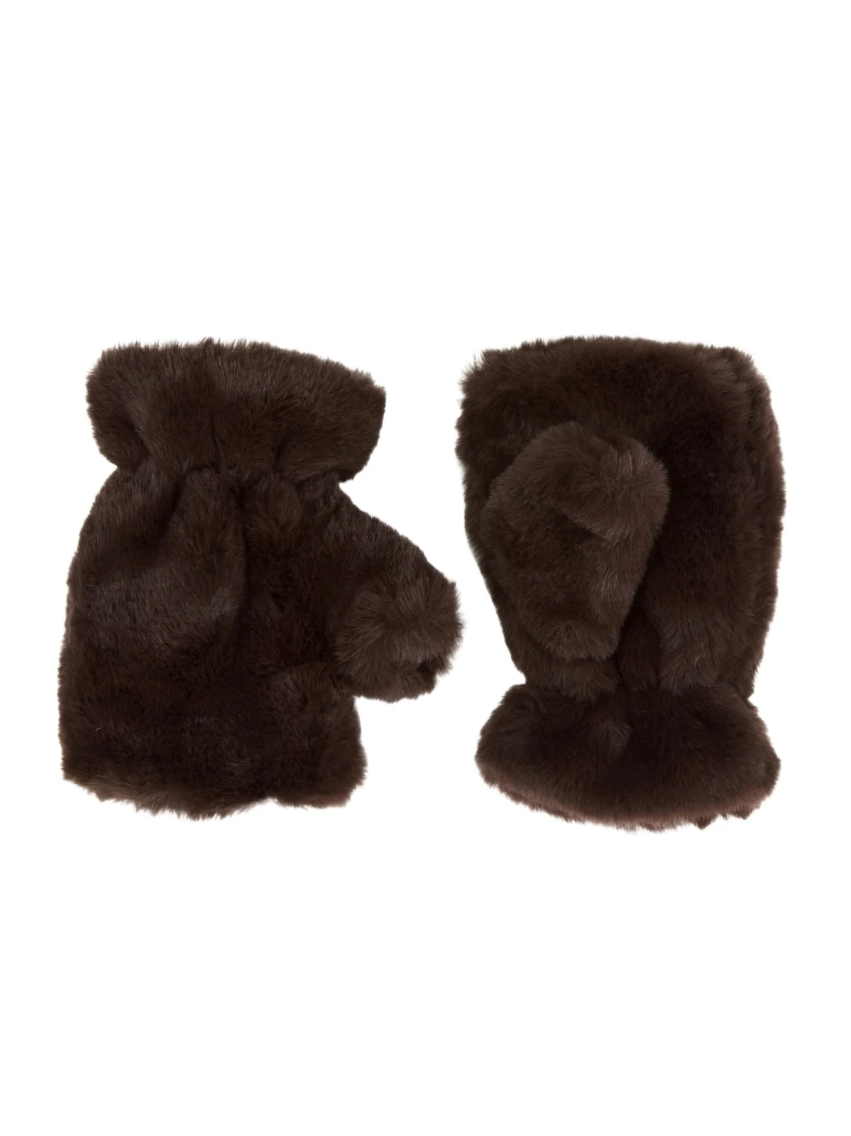 Apparis Women's Ariel Faux Fur Fingerless Gloves