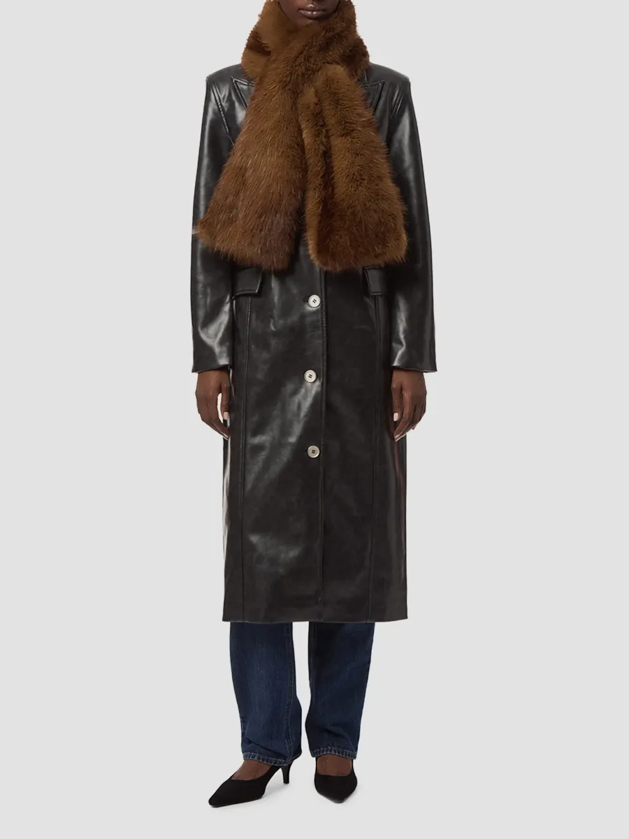 Apparis Women's Kai Faux-Mink Scarf | Thumbnail 2 Apparis Women's Kai Faux-Mink Scarf | Thumbnail 2