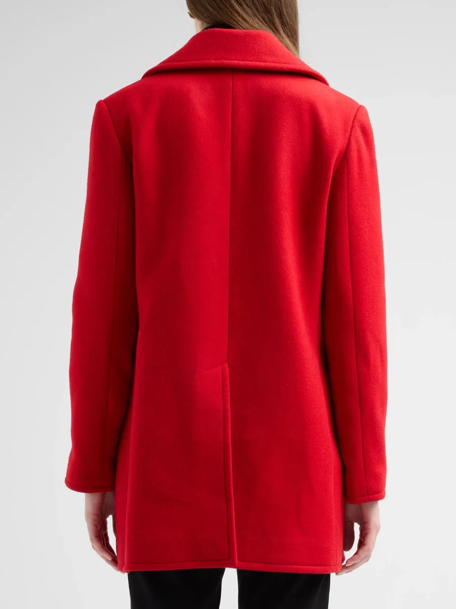 Nili Lotan Women's Cash Virgin Wool Double-Breasted Peacoat | Thumbnail 3