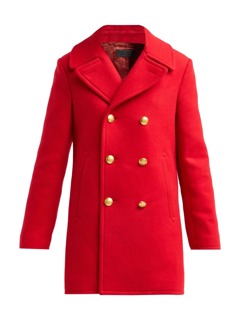 Women's Cash Virgin Wool Double-Breasted Peacoat Women's Cash Virgin Wool Double-Breasted Peacoat