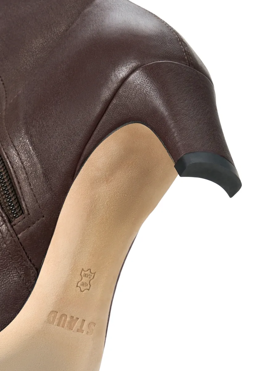 Staud Women's Wally 50MM Leather Ankle Boots | Thumbnail 5