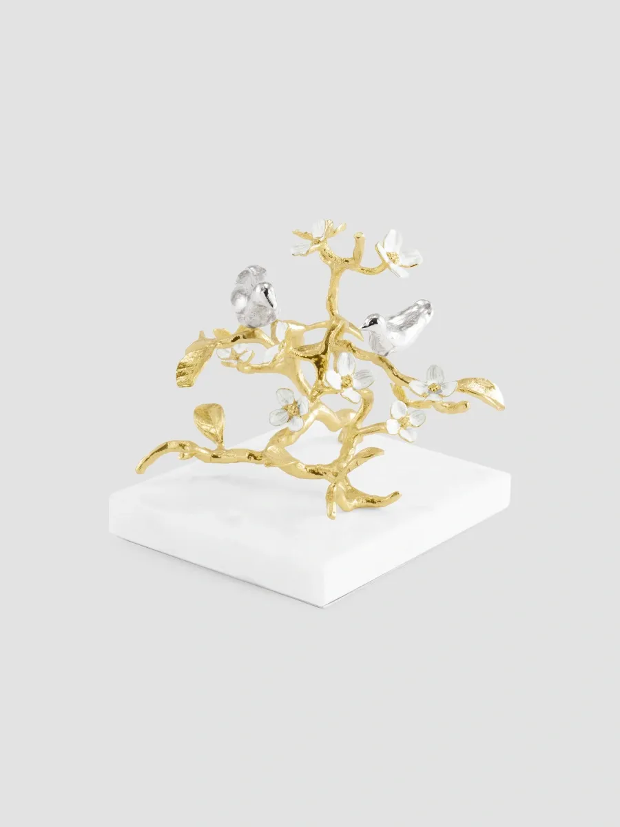 Michael Aram Lovebirds Silver & Gold Decorative Object | Thumbnail 2 Michael Aram Lovebirds Silver & Gold Decorative Object | Thumbnail 2