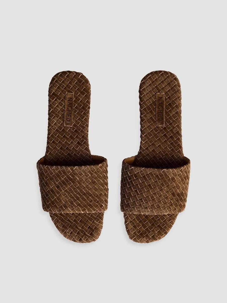 Naghedi Women's St. Barths Suede Slide Sandals | Thumbnail 2 Naghedi Women's St. Barths Suede Slide Sandals | Thumbnail 2