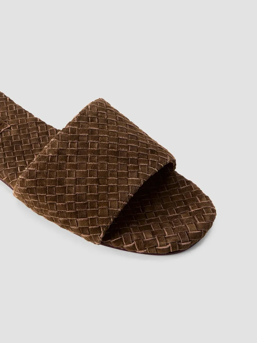 Naghedi Women's St. Barths Suede Slide Sandals | Thumbnail 3 Naghedi Women's St. Barths Suede Slide Sandals | Thumbnail 3