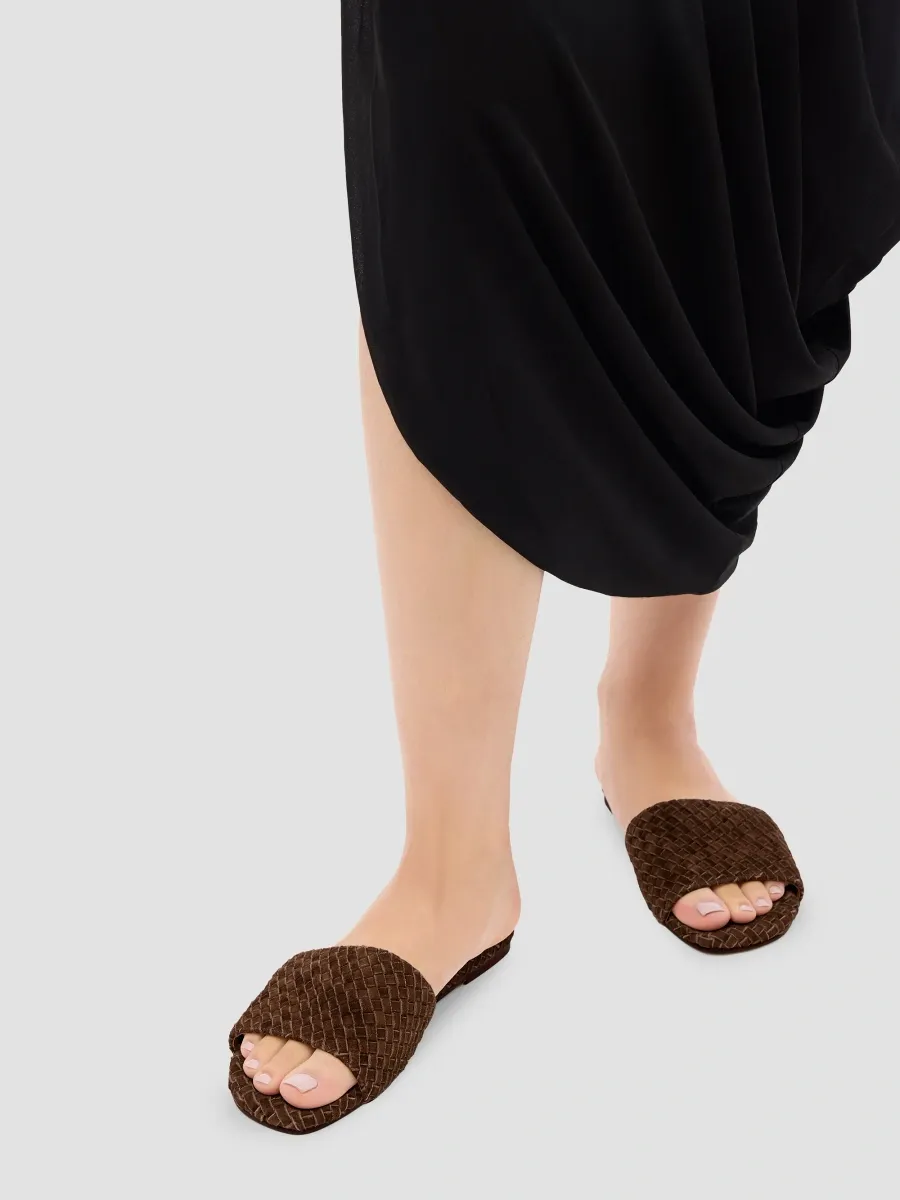 Naghedi Women's St. Barths Suede Slide Sandals | Thumbnail 5 Naghedi Women's St. Barths Suede Slide Sandals | Thumbnail 5