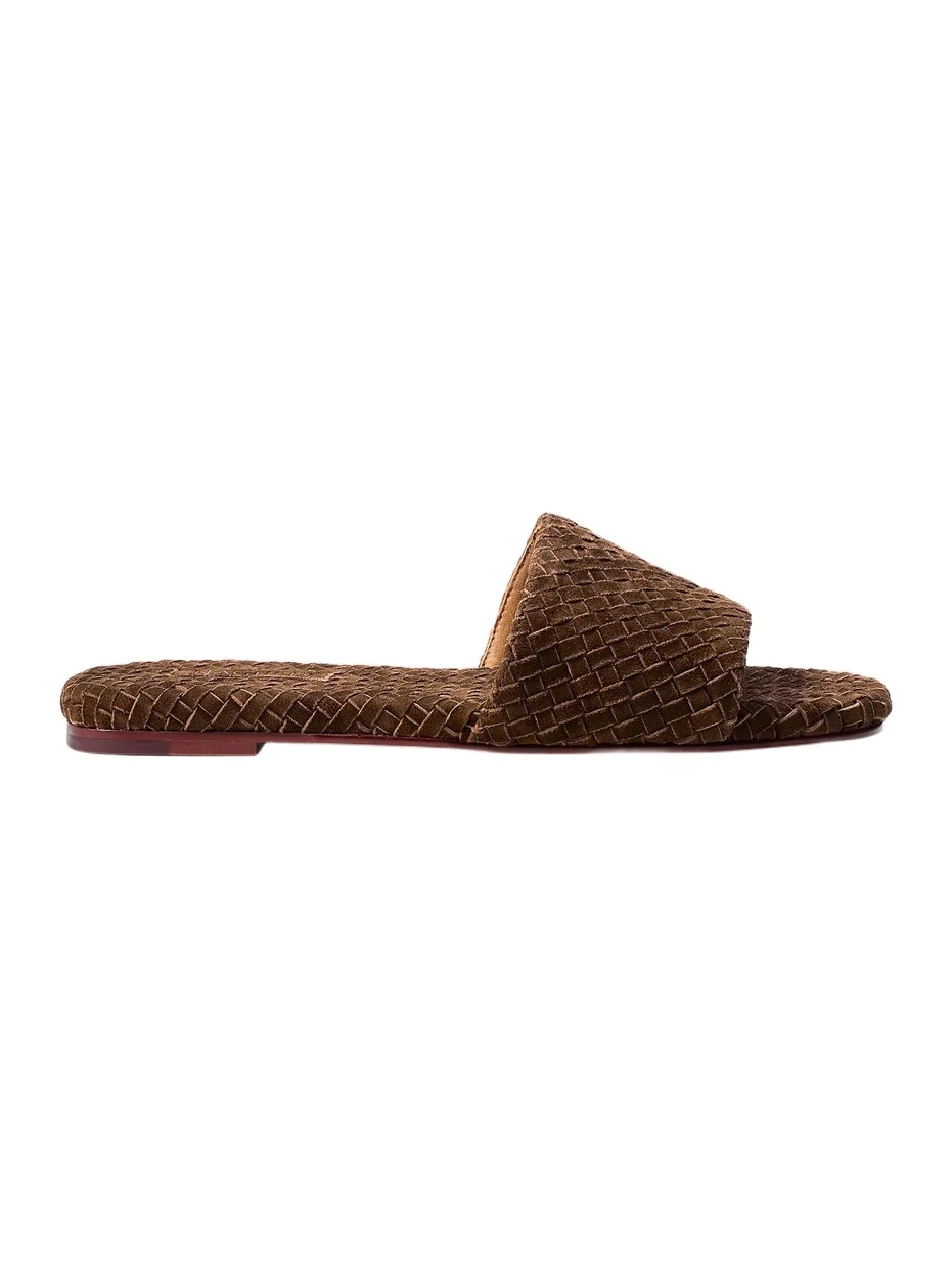 Naghedi Women's St. Barths Suede Slide Sandals