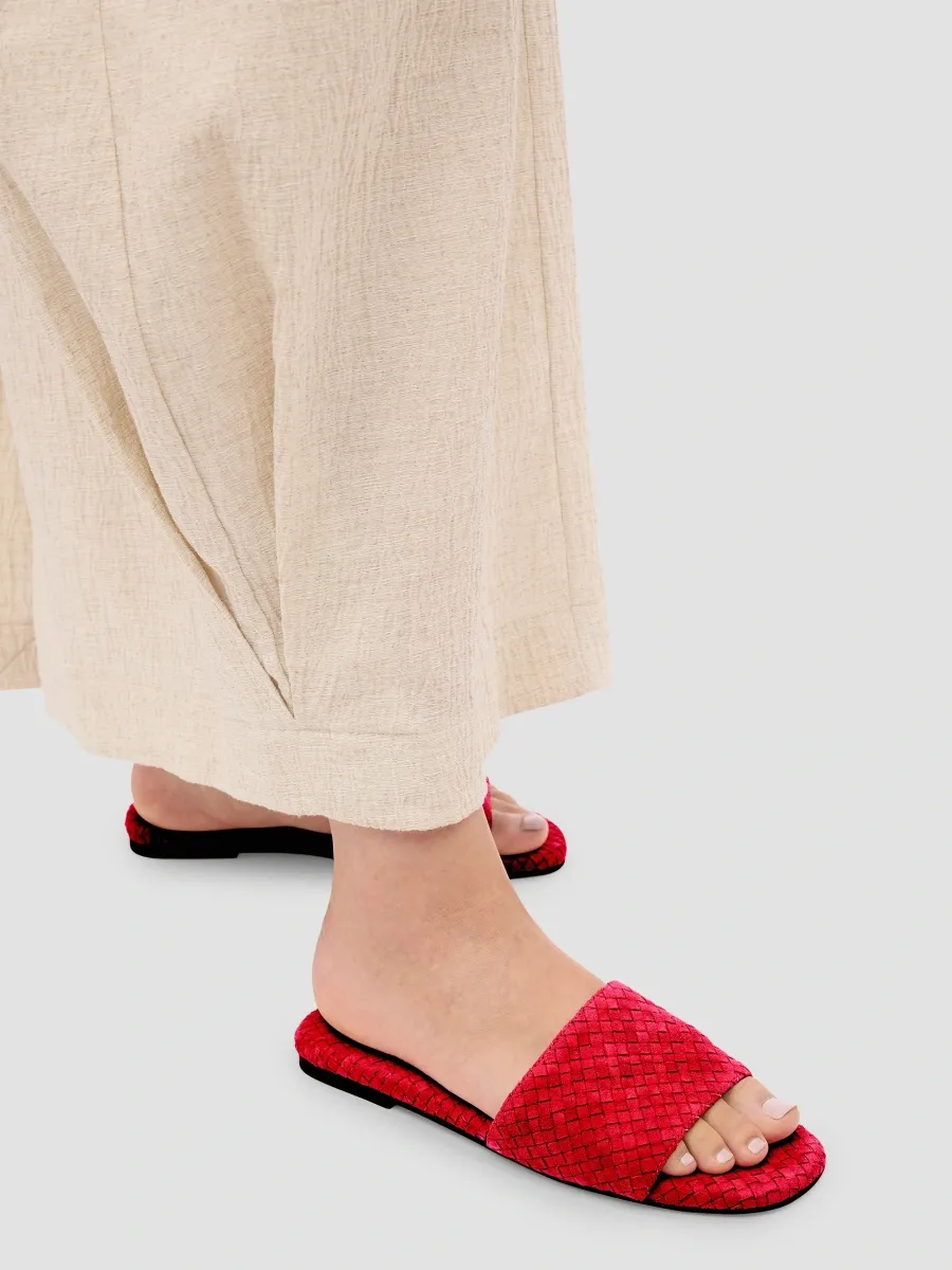 Naghedi Women's St. Barths Suede Slide Sandals | Thumbnail 5 Naghedi Women's St. Barths Suede Slide Sandals | Thumbnail 5