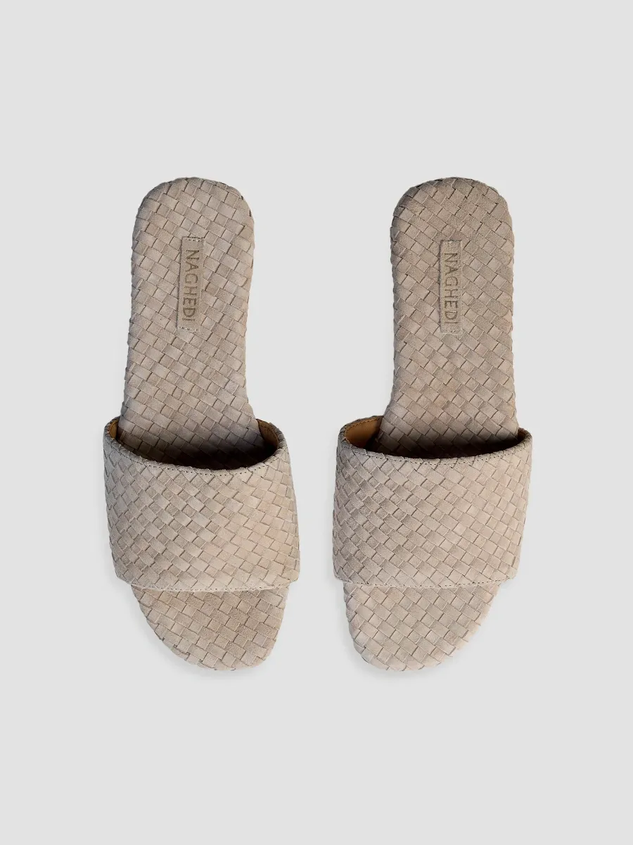 Naghedi Women's St. Barths Suede Slide Sandals | Thumbnail 2 Naghedi Women's St. Barths Suede Slide Sandals | Thumbnail 2