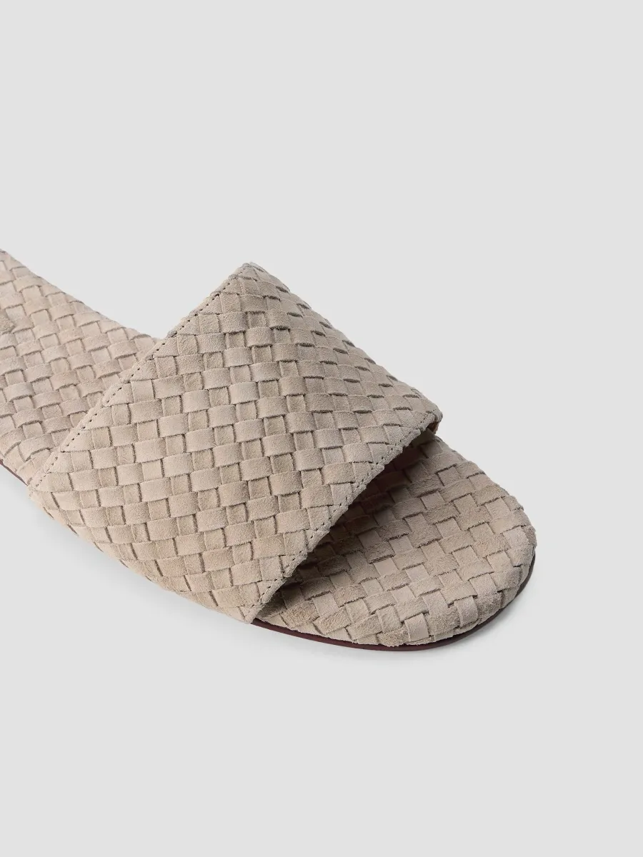 Naghedi Women's St. Barths Suede Slide Sandals | Thumbnail 3 Naghedi Women's St. Barths Suede Slide Sandals | Thumbnail 3