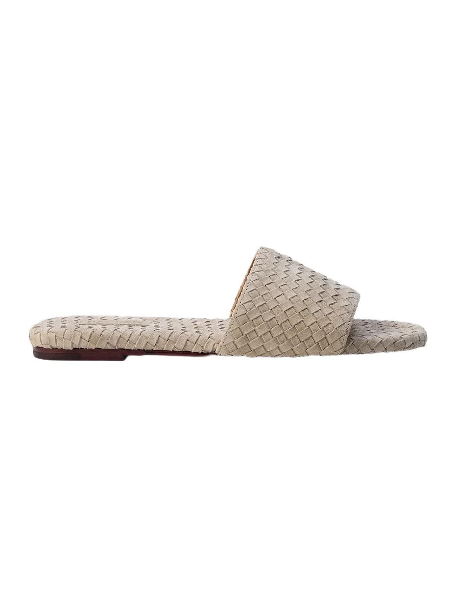 Naghedi Women's St. Barths Suede Slide Sandals