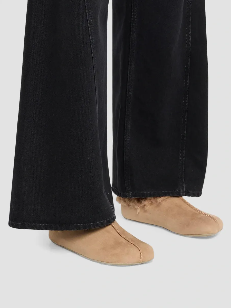 MM6 MAISON MARGIELA Women's Faux-Suede Slippers | Thumbnail 2 MM6 MAISON MARGIELA Women's Faux-Suede Slippers | Thumbnail 2