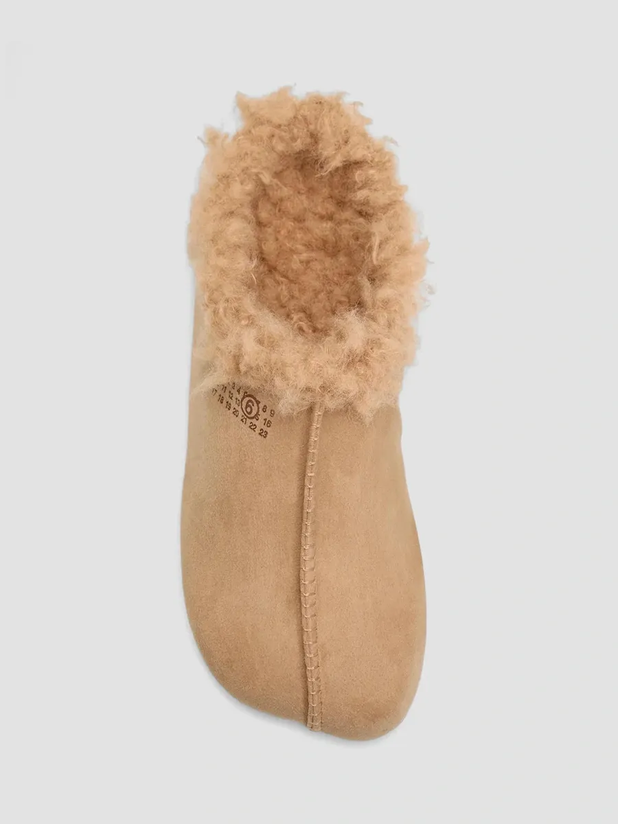 MM6 MAISON MARGIELA Women's Faux-Suede Slippers | Thumbnail 5 MM6 MAISON MARGIELA Women's Faux-Suede Slippers | Thumbnail 5