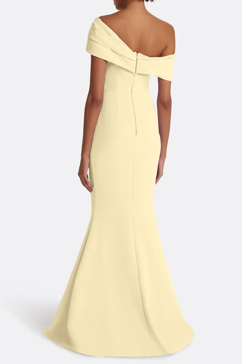 Safiyaa Rossa Long Dress - Pale Yellow | Thumbnail 5