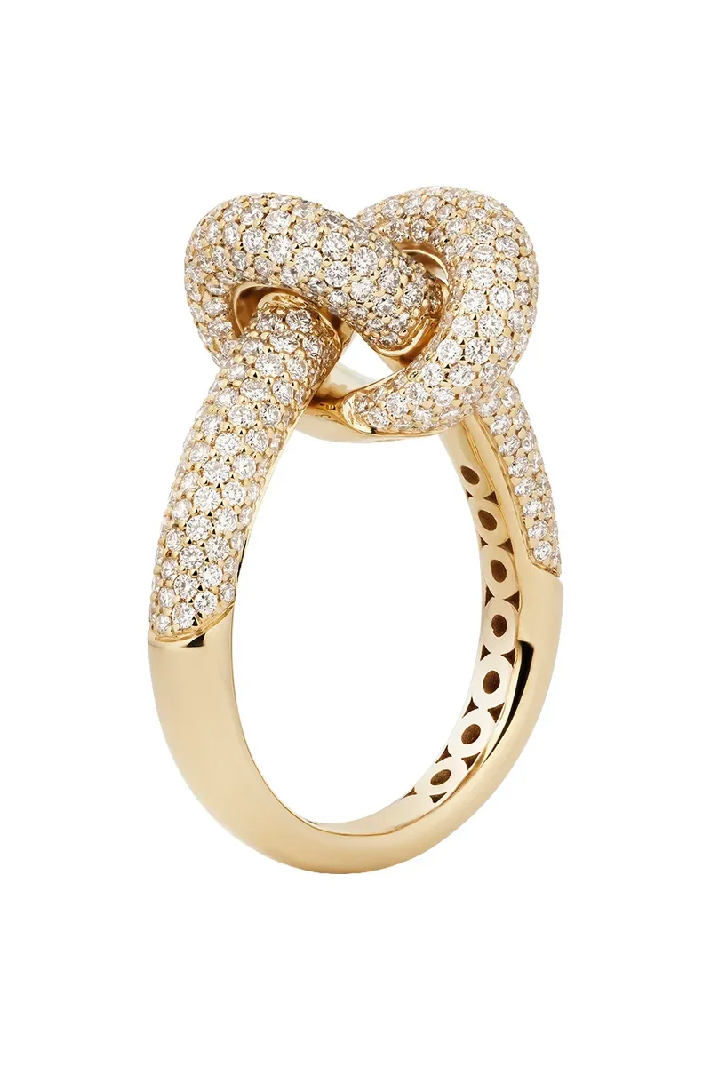Engelbert 1920 Diamond Pavé Big Legacy Knot Ring | Thumbnail 3