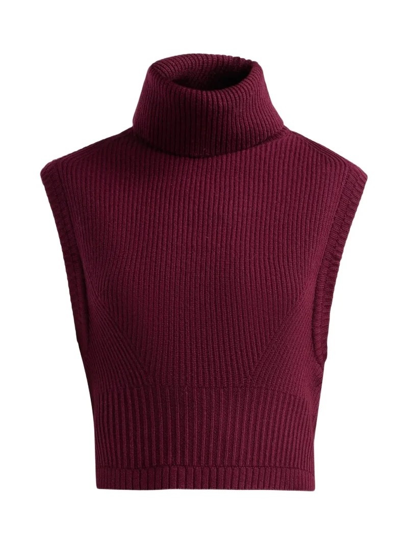 Simkhai Women's Maple Wool-Cashmere Vest