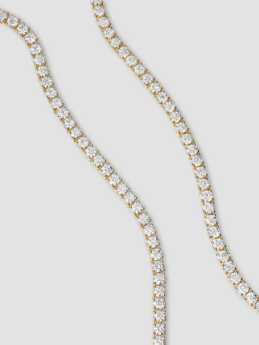 David Yurman Women's Mini Tennis Necklace in 18K Yellow Gold | Thumbnail 3 David Yurman Women's Mini Tennis Necklace in 18K Yellow Gold | Thumbnail 3
