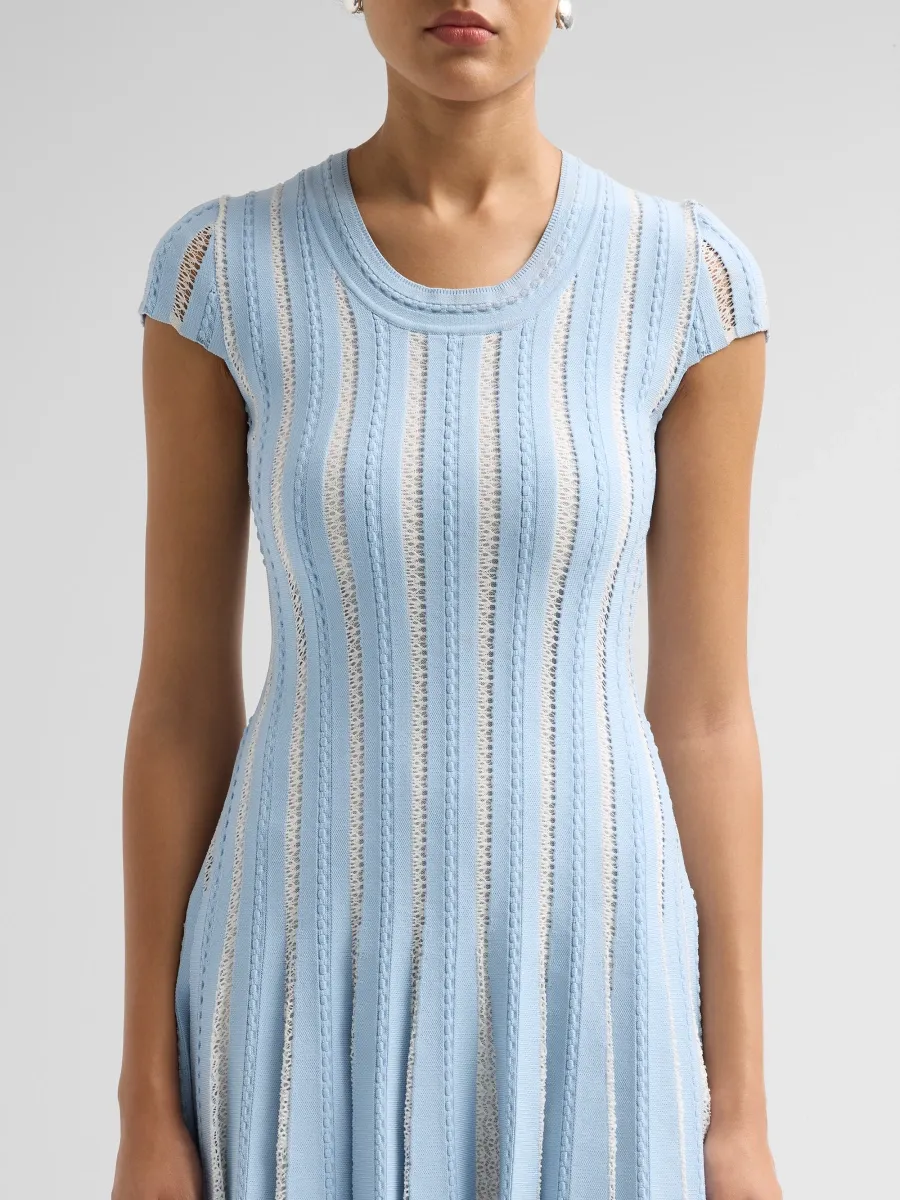 Simkhai Women's Triana Striped Mini Dress | Thumbnail 5 Simkhai Women's Triana Striped Mini Dress | Thumbnail 5